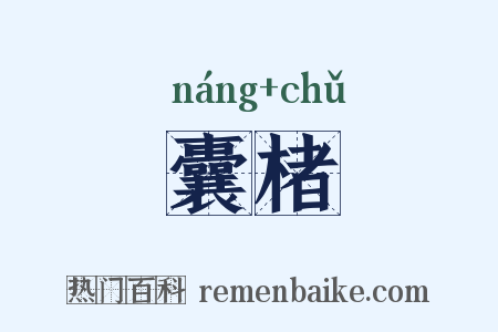 囊楮是什么意思的图片